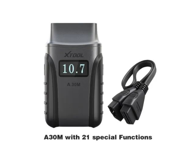 XTOOL Anyscan A30M Wireless BT OBD2 Scanner for iOS/Android Bi-Directional Scan Tool with OE-Level System. 
