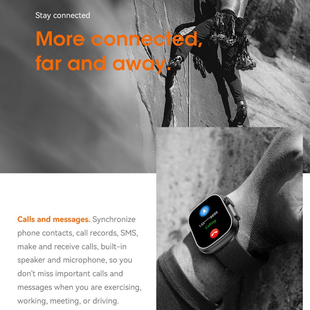 Gt6 Ultra Bluetooth Talking Smart Watch Color Screen Heart Rate Monitoring Sports Smartwatch || smart watch || ultra watch || ultra smart watch || Gt6 ultra watch. 