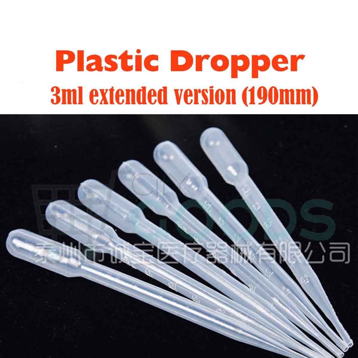 Plastic Dropper 3ml Extenden