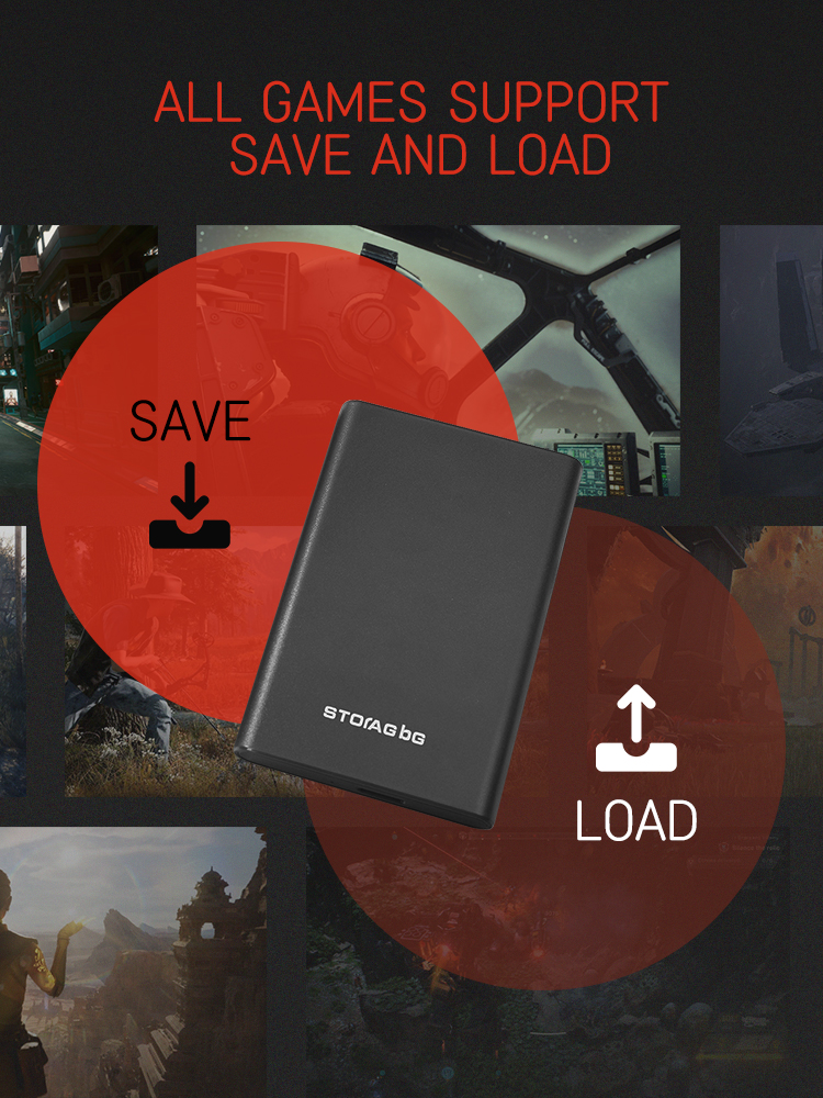 750GB Portable External Hard Drive Disk Build in 50000 Games for PS3 PSP Switch Plug and Play Retro Video Game Console. 
