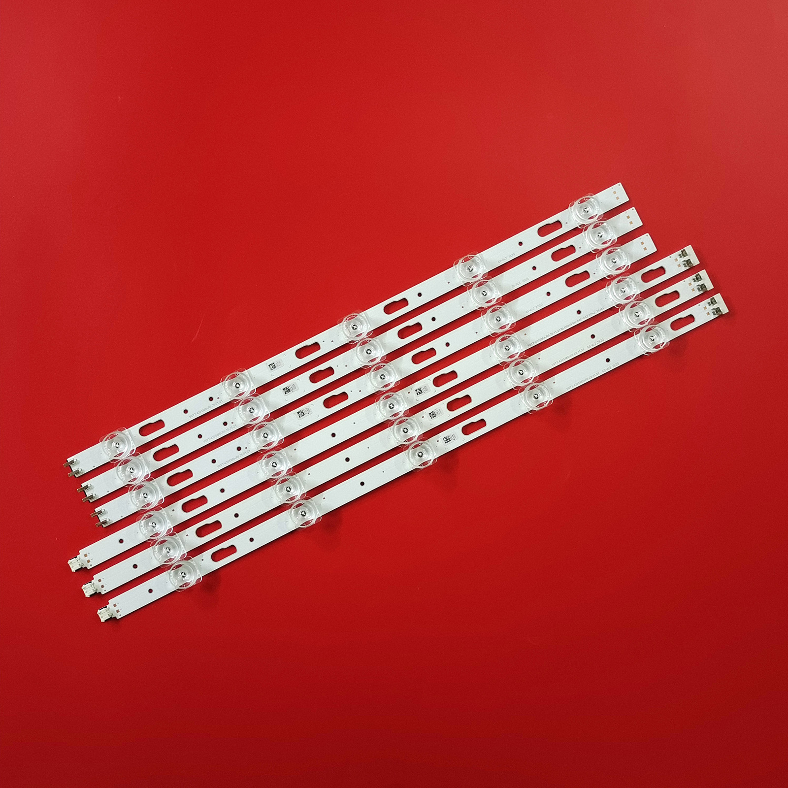 6Pcs 1Set LED Backlight Strip for Samsung 43" TV V0T7-430SMA-R0 V0T7-430SMB-R0 UE43TU7072U UE43TU7092 UE43TU7170U CY-GT043HGAY2. 