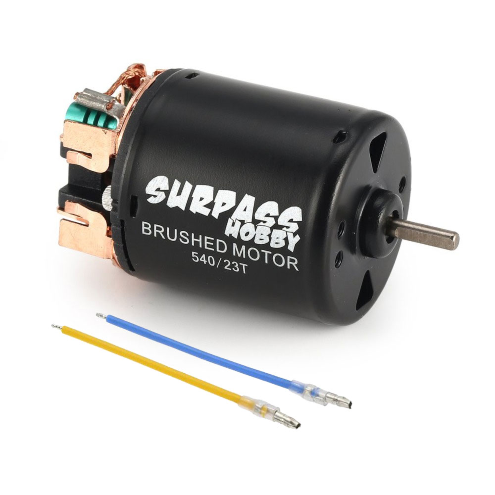 Surpass Hobby 540 80T 13T 17T 21T 23T 27T 35T 45T 55T Brushed Motor for 1/10 RC Crawler Car Axial SCX10 90046 Traxxas TRX-4 Boat. 