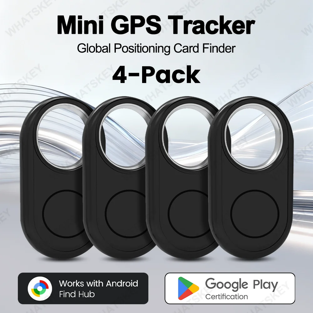 4PCS Android Positioning Far Away Find My Tracker Long-Distance Finder for Android 's Find Hub Voice Locate Smart T