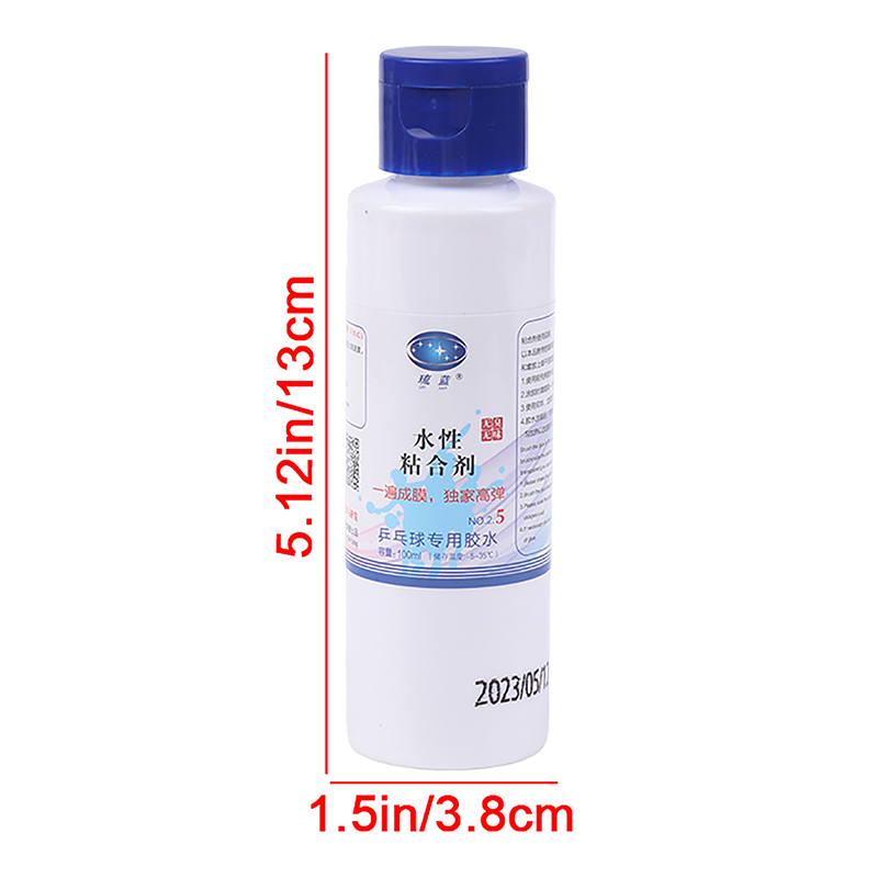 1Pc 100ML Ryukyu Blue Waterbased Glue 100ml Water Glue For Table Tennis Racket Ping Pong Accessories ITTF Approved. 