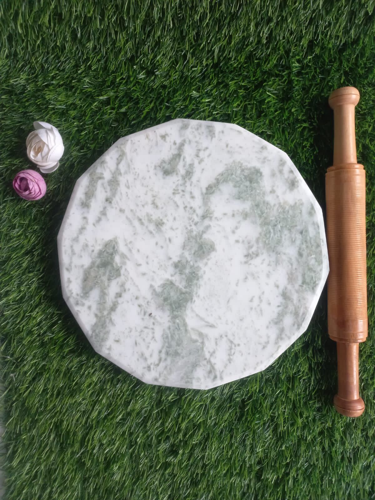 Marble Stone/Pathor Roti/Ruti/Parata/Luchi Maker with Belon
                  ''১০০% প্রাকৃতিক পাথর হতে তৈরি।''