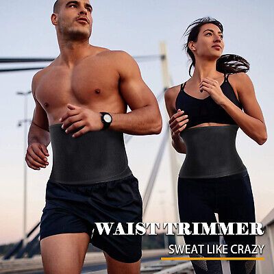 slimming belt comfortfit waist trimmer: soft cotton belt relief back pain and burn belly fat - free size
