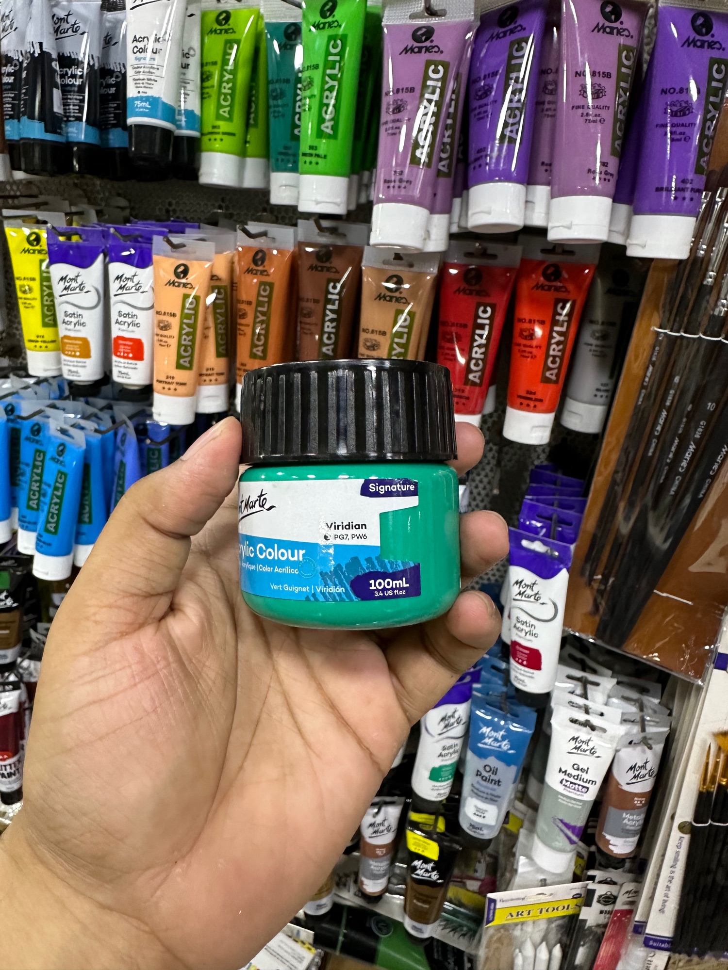 Mont Marte 100ml Acrylic Color. 