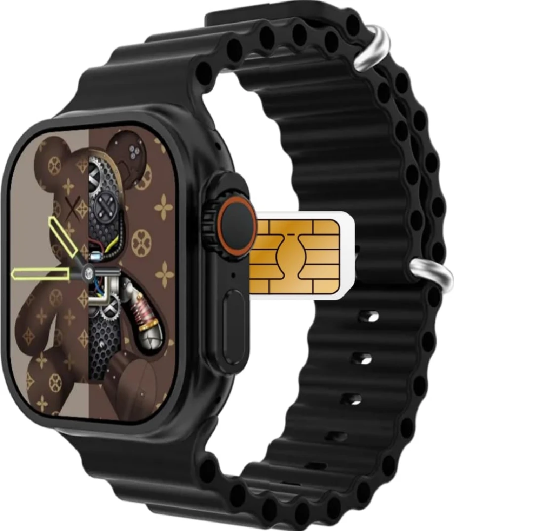 K10 Ultra Smartwatch with Sim supported
Big Display Wireless Charging Fitness Tracking
Bluetooth connect smartwatch for Men and Women
