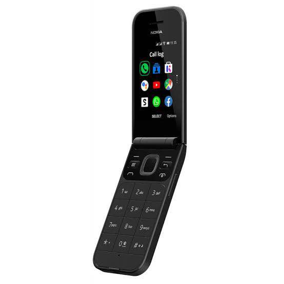 NOKIA 2720 FLIP DUAL DISPLAY Dual Sim Black Colour