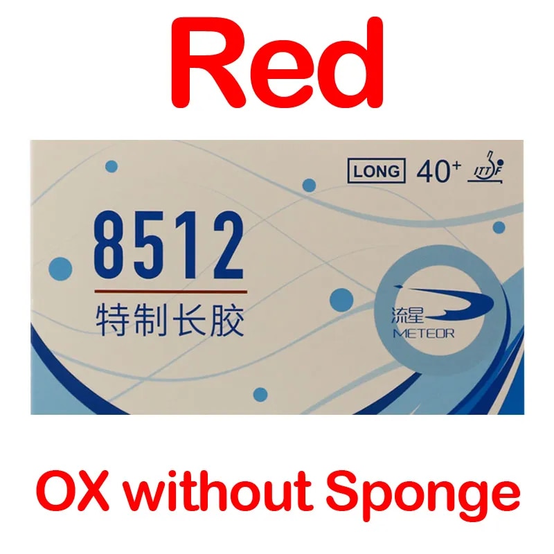 Original METEOR 8512 Pips-long Table Tennis Rubber Long Pips Changeful Play Style OX Ping Pong Sponge. 