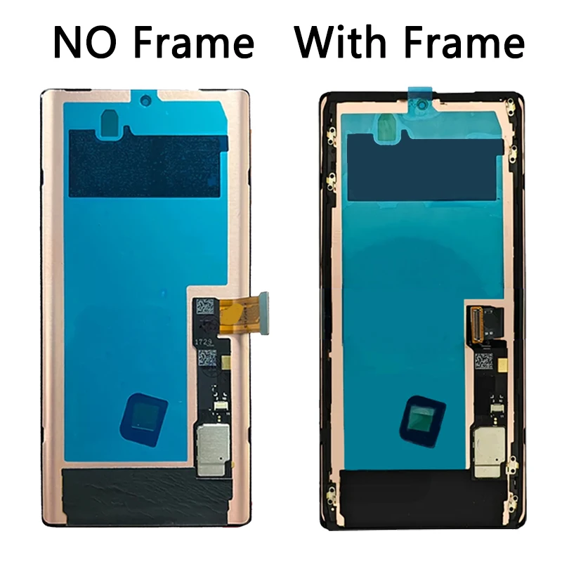 6.7"OLED Pixel 6 Pro Screen With fingerprints For For Google Pixel 6 Pro GLUOG, G8VOU Display Screen Touch Digitizer Assembly. 