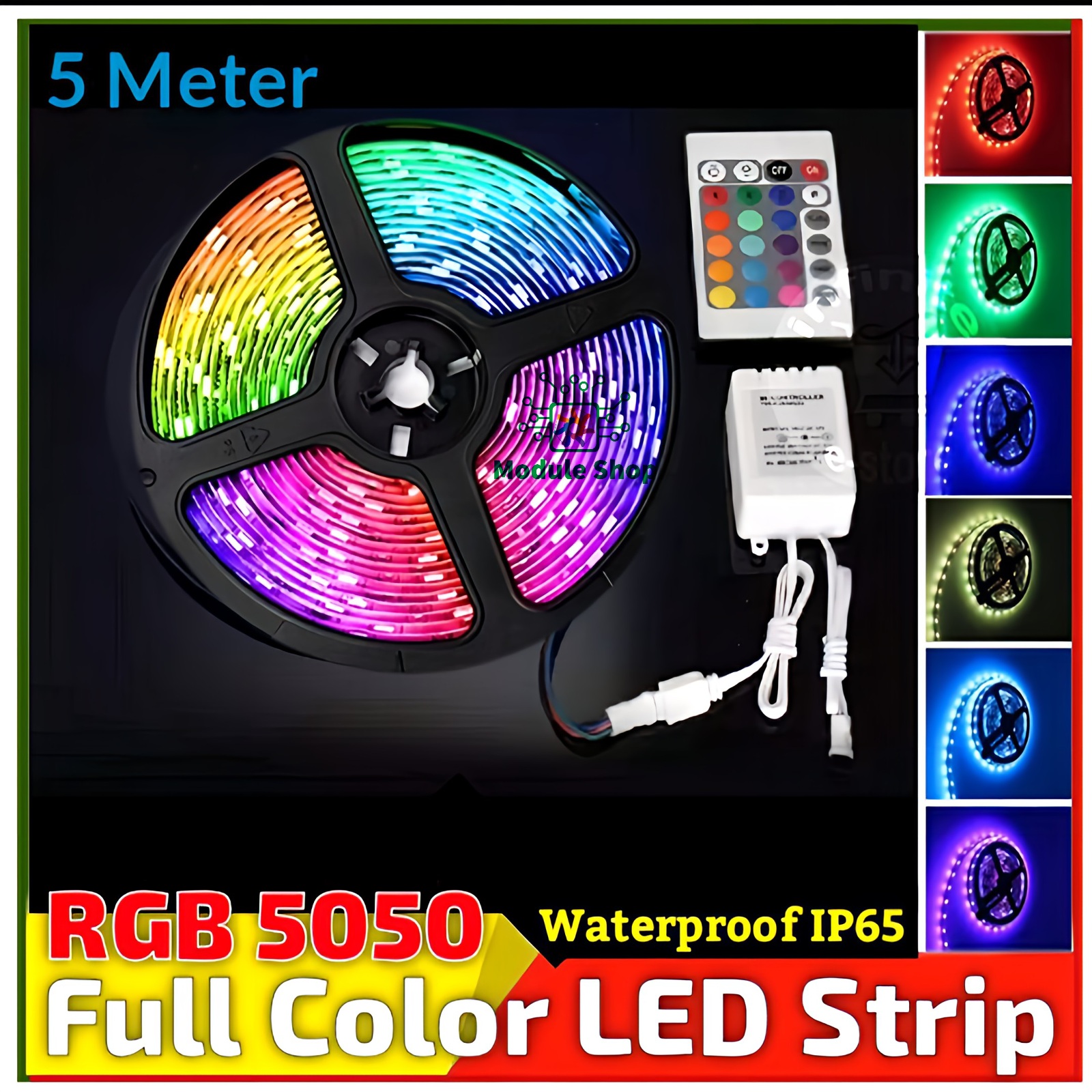 RGB Full Color Led Strip Light SMD3535 LED DC12V 16 Color SMD5050 60Leds/M Flexible Lighting Ribbon Tape. 