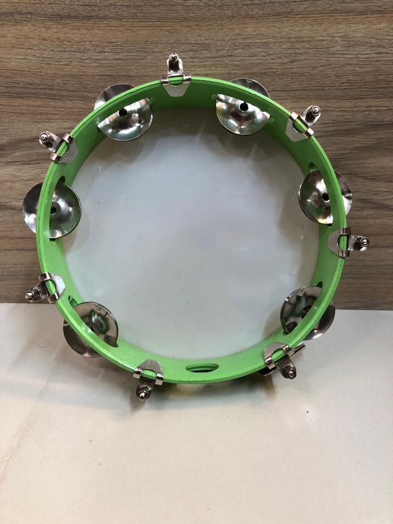 Tambourine Hand Percussion Musical Instrument ( DAFLI) 8 inch. 