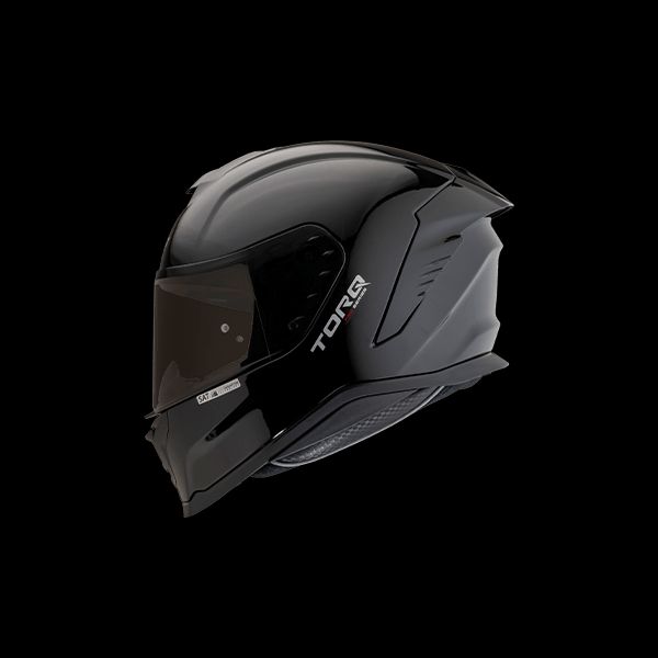 Torq Evo Helmet Price TORQ EVO Solid Gloss Black Full Face Bike Helmet