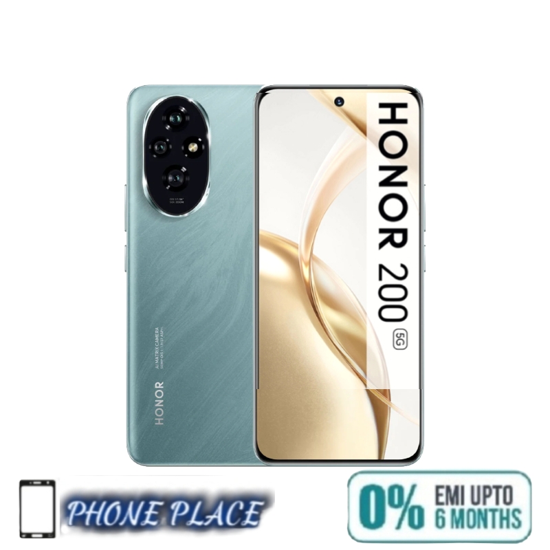Honor 200 5G (12+512GB),6.7"OLED, 1B colors, 120Hz,ডিসপ্লে,100Wফাস্ট চার্জিং সহ 5200mah Battery