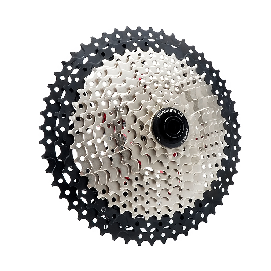 SUNSHINE Bicycle Cassette 8/9/10/11/12Speed Freewheel 32/36T/40T/42T/46T/50T/52T Sprocket HG Structure Flywheel For SHIMANO/SRAM. 