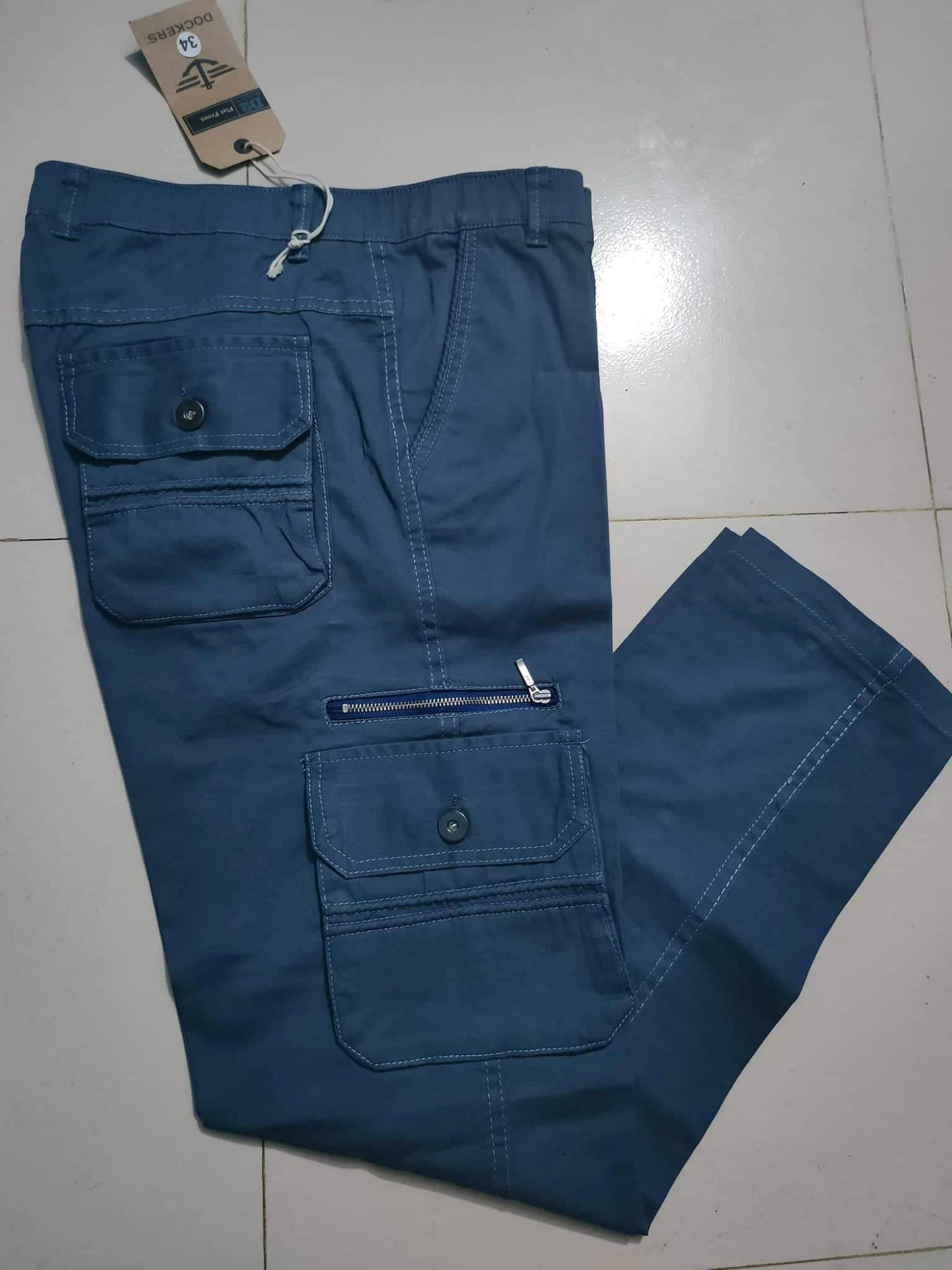 Mens 6 pocket cargo mobile pant