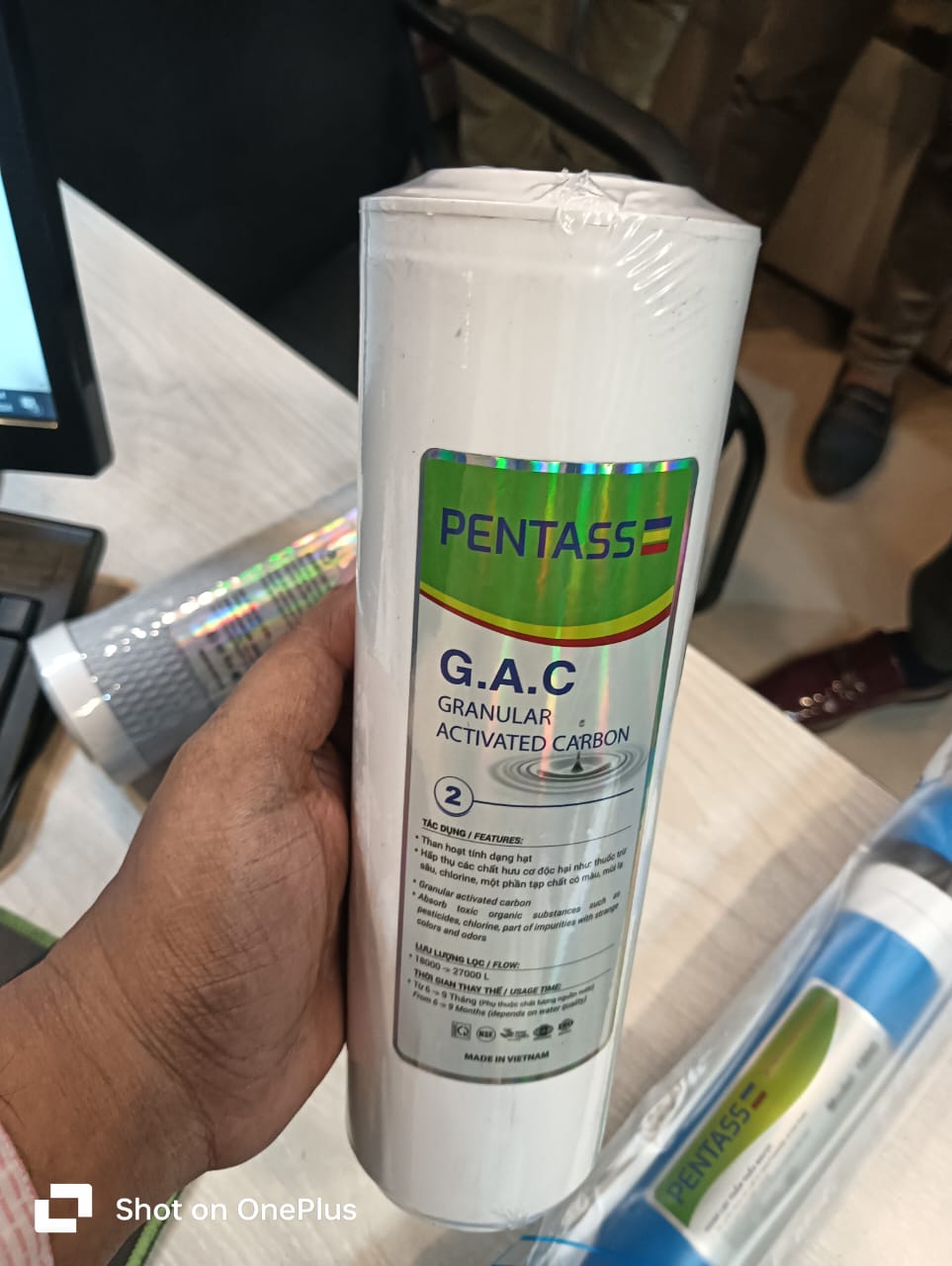 Premium Quality NET & BOX Carbon for water purification system (Pentass). 