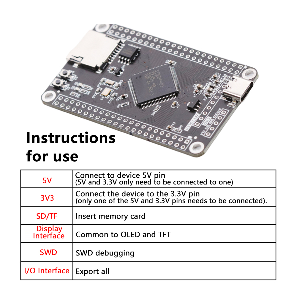 Diymore System Core Board STM32F407//APM32F407VGT6/ STM32F407VGT6 Development Board F407 Single-Chip Learning Board. 