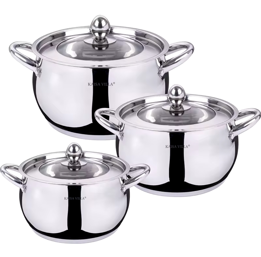 KAISA VILLA KV-6640 Drop Shipping Stainless Steel Cookware Set Cooking Pots Cooking Pots Sets
