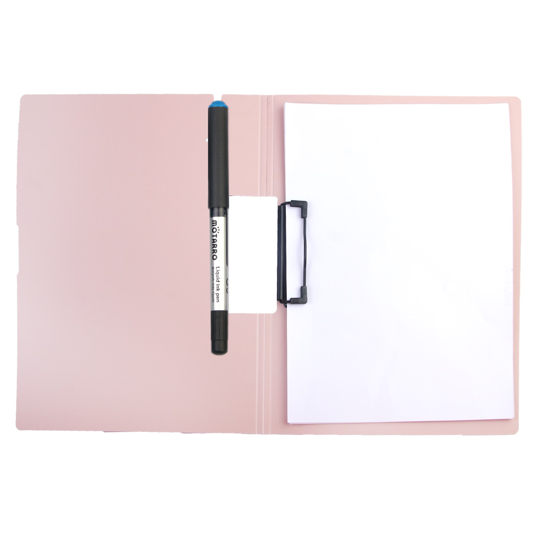 MOTARRO A4 Foamed PP Double Folded Flat Head Flat Plate with Morandi Color Scheme Pink Blue Green Folder for School Office. 
