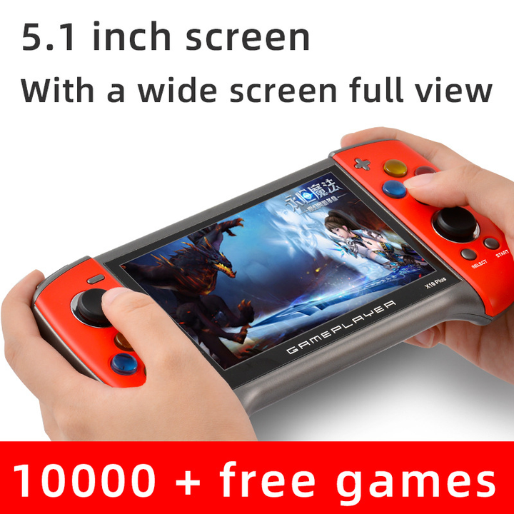 X19 Plus 5.1 Inch Portable Retro Video Game Console Handheld Game Player Consolas De Videojuegos