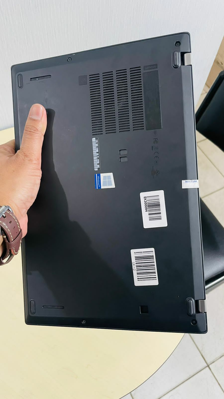 Lenovo Thinkpad X280 core i5 gen 8th Ram 8gb ssd 256gb (used laptop) display 12.5". 