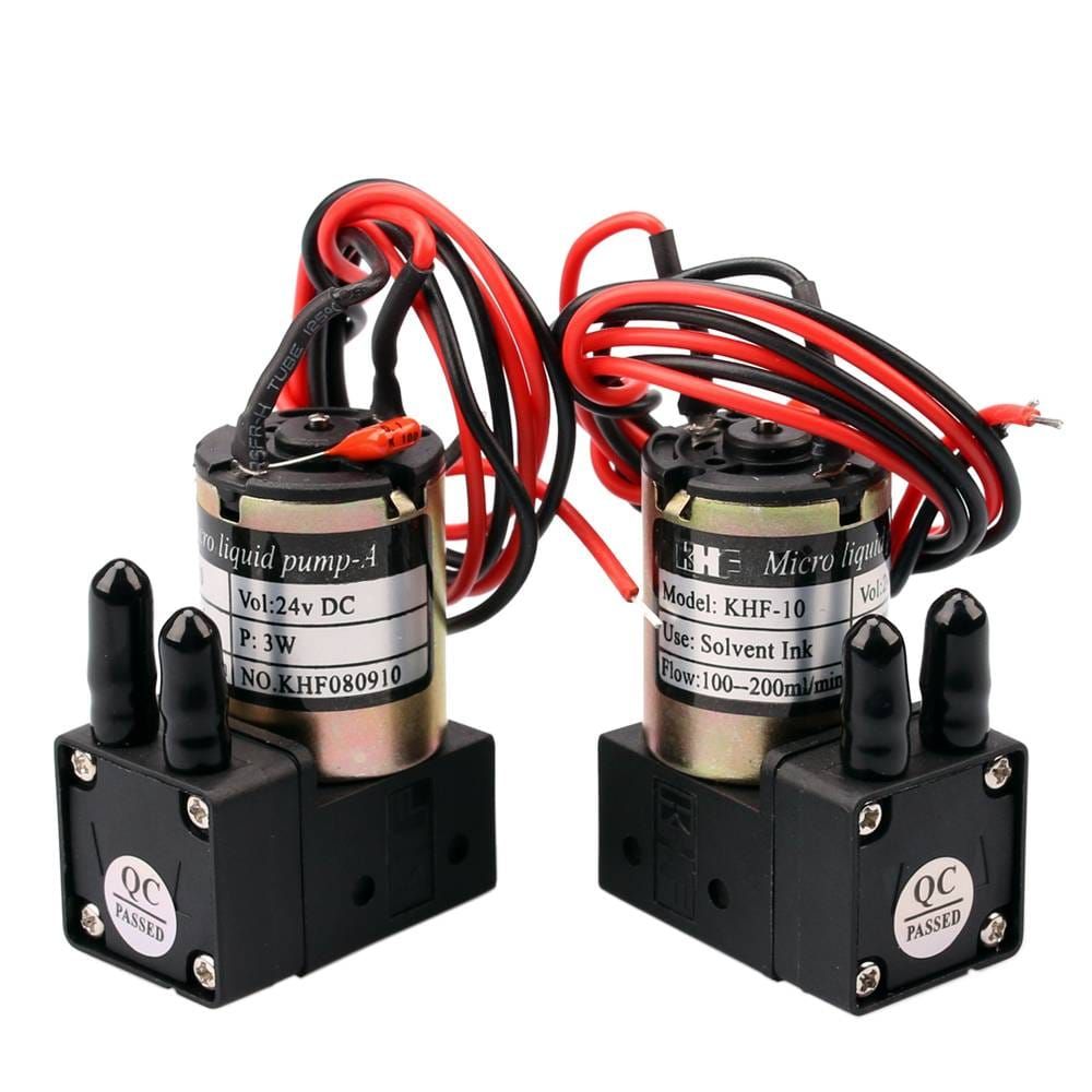 01 Pcs XP600 Head Capping & 01 Pcs Small Ink/Sucking Pump 3W, 24VDC,100-200ml/min. 