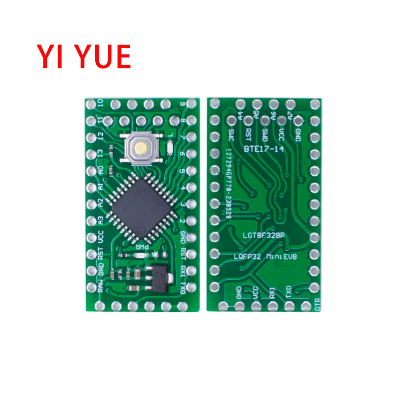 LGT8F328P LQFP32 MiniEVB 3.3V / 5V Replaces Pro Mini ATMEGA328P Fully Compatible For Arduino USE HT42B534-1 Driver. 