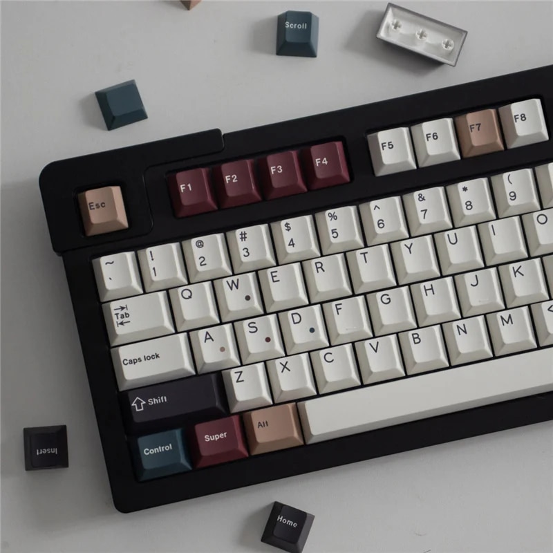 GMK Mixed Lights Keycaps Gaming Profile Cherry PBT Material 23/129 Keys Keycaps Cherry For MX Switch Mechanical Keyboard. 