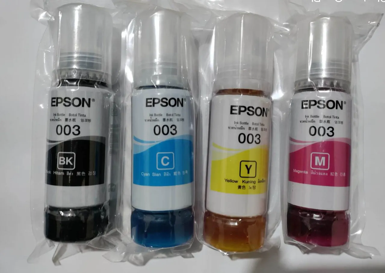 Epson 003 ink (4 colour) For L3110 L3210 L3150 L3250 L3118 L3119 printer (copy) ink