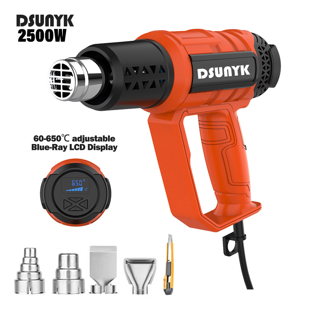 Hot Air Gun LCD Temperatures Adjustable Mini Heat Gun Thermal Blower