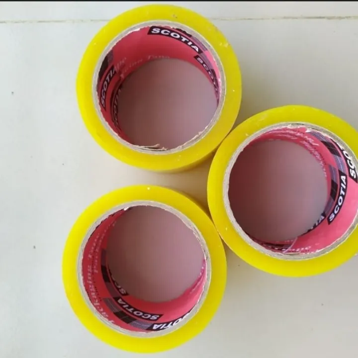 Scotch Tape for packaging (Width: 2.5 Inches and Length 80 Meters/ Yards). 