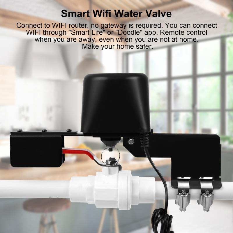 Tuya WiFi Zigbee Automatic Gas Water Heater Valve Controller Smart Home Remote Control Manipulator Work With Alexa Google Home. 