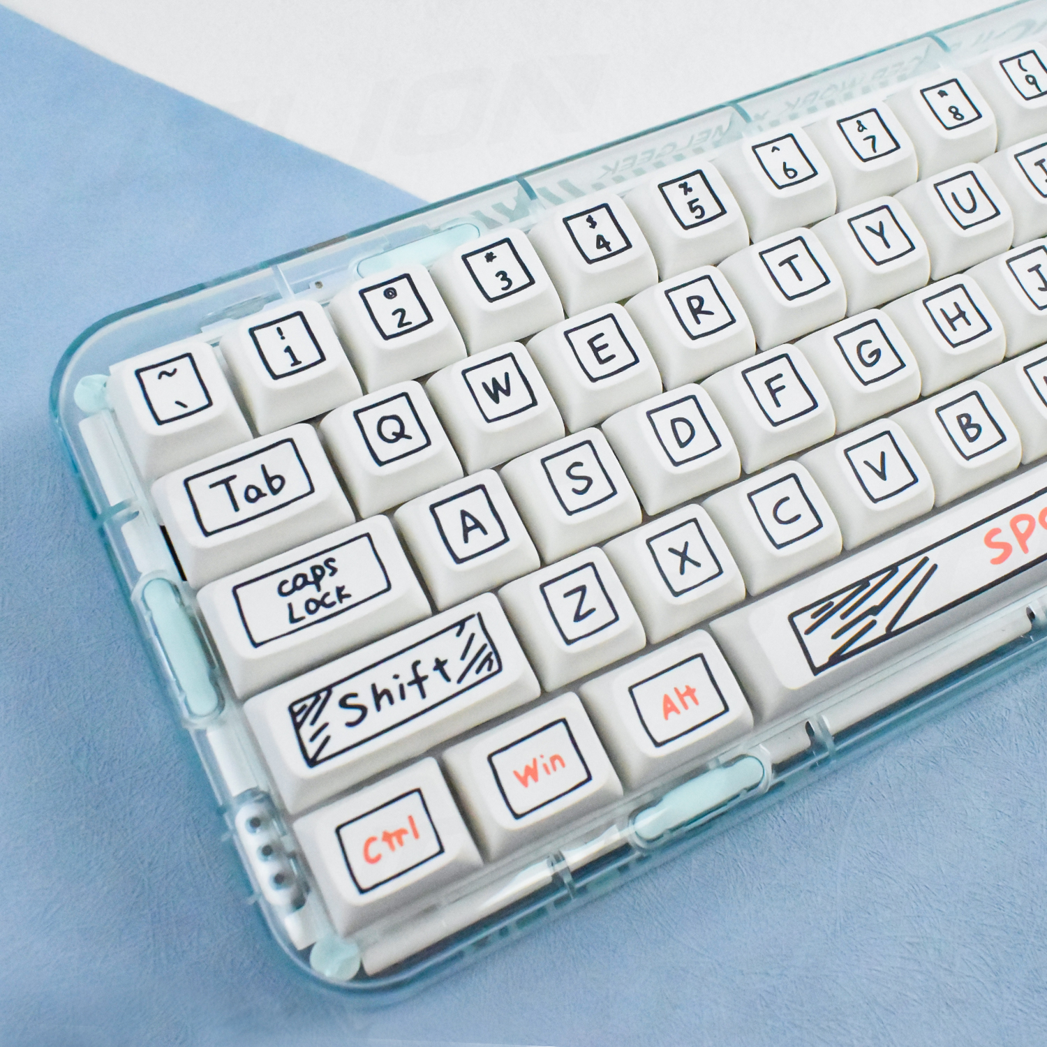 Graffiti Keycap XDA Profile PBT Keycaps 125 Keys For Mx Switch Mechanical Keyboard Custom Cute Anime Key Caps personalizadas Set. 