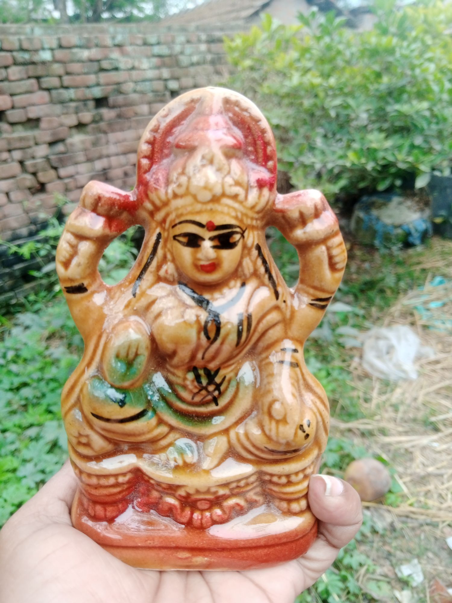 1 Ps - Beautiful Design  Maa Mangal Chandi 
Murti Statue For Temple, Puja, Office,Shop ,Gift, Home Decor . Hindu Religion Item. 