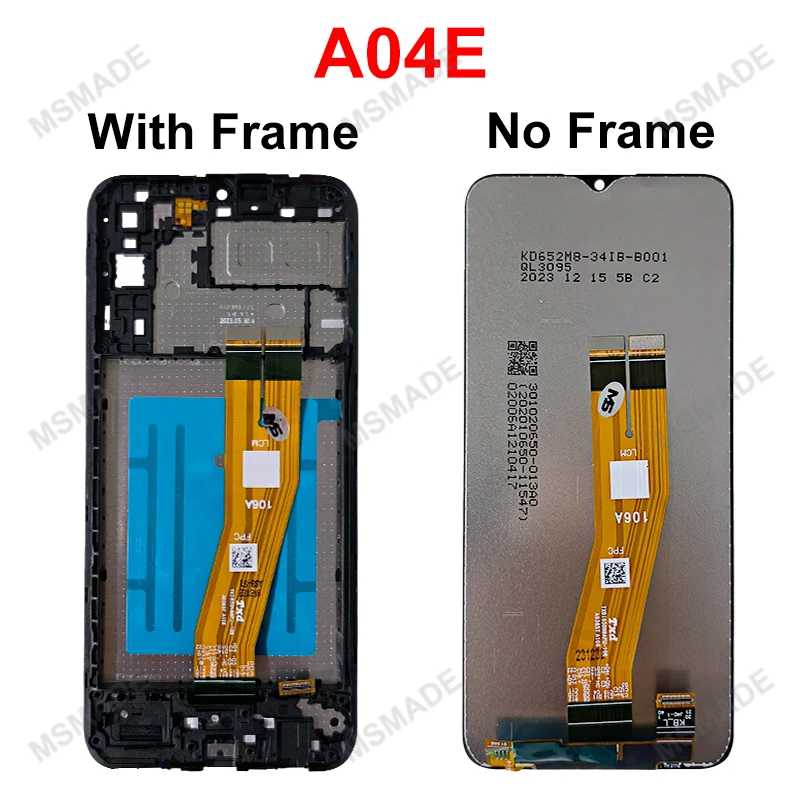 For Samsung Galaxy A04 LCD SM-A045F Display Touch Screen Digitizer For Samsung A04S SM-A047F/DS A04E SM-A042F SM-A042M LCD. 