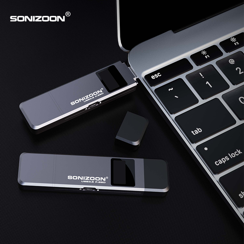 Fingerprint Encryption Portable SSD 128/256/512GBWrite Protection Function Solid State USB Flash Drive TPYEC3.2 Pen Drive USB3.2. 