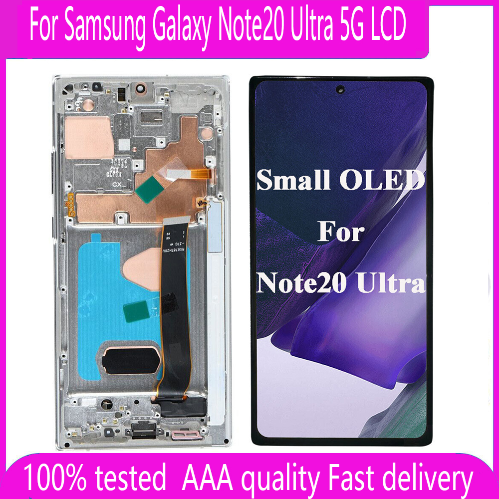 6.9" OLED For Samsung Galaxy Note20 Ultra 5G LCD Display Touch Screen Digitizer For Samsung Note 20 Ultra SM-N986B/DS LCD. 