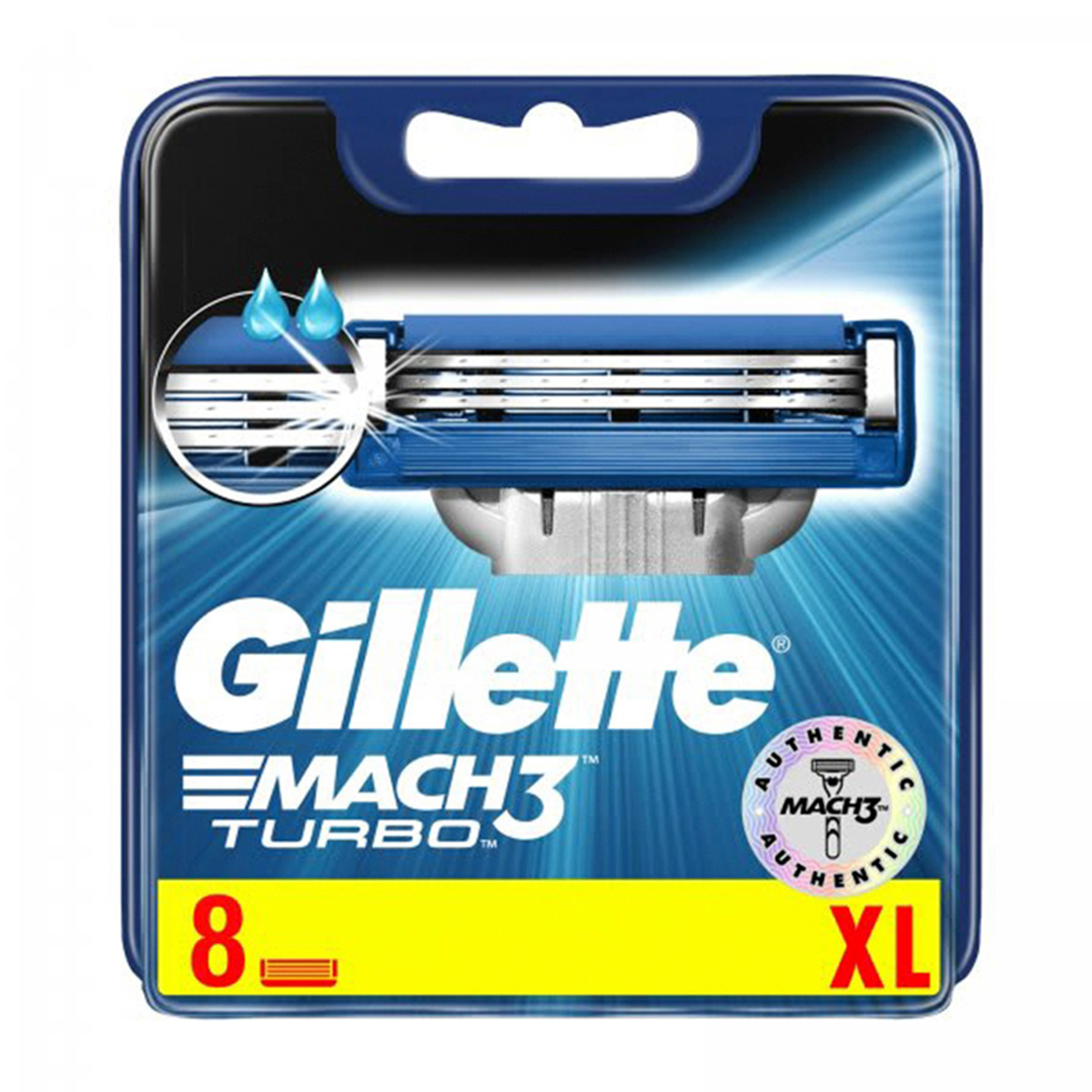 Gillette Mach3 Turbo Shaving Blades Pack of 8