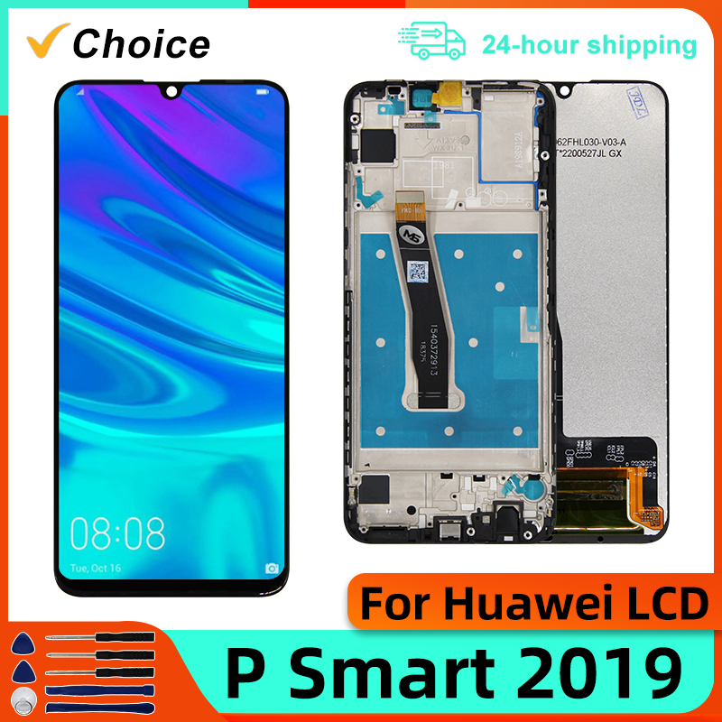 6.21" For Huawei P Smart 2019 LCD Display Touch Screen Digitizer Assembly For P Smart 2019 LCD POT-LX1 Replacement Part