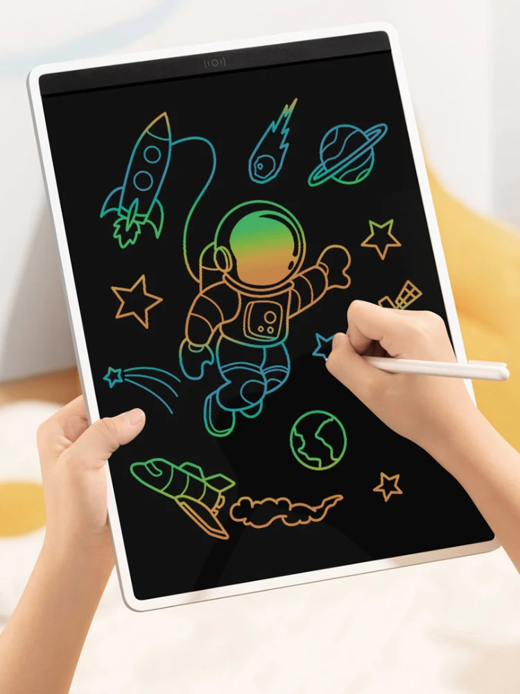 XIAOMI Mijia LCD Blackboard Color Version 10/13.5inch Coloured Handwriting No Dust and Ink Draw Study Message Board for Children. 
