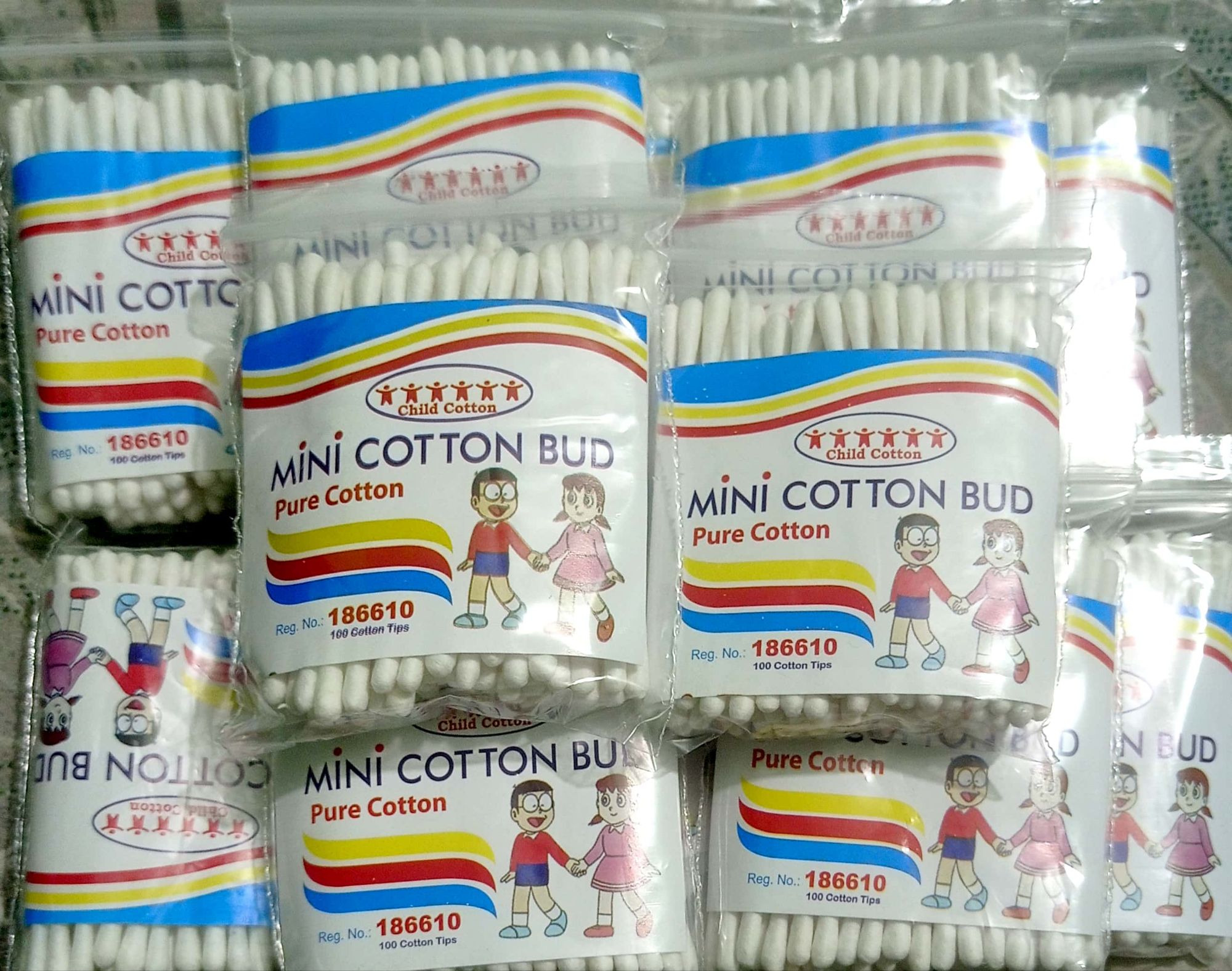 03 packet Cotton Bud for ear cleaning