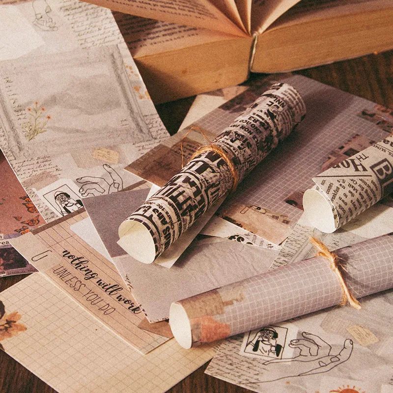Vintage Papers2 90/90mm,75/110mm, 15pc