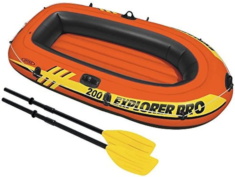 Intex Explorer Pro 200 Boat Set, Multicolor. 