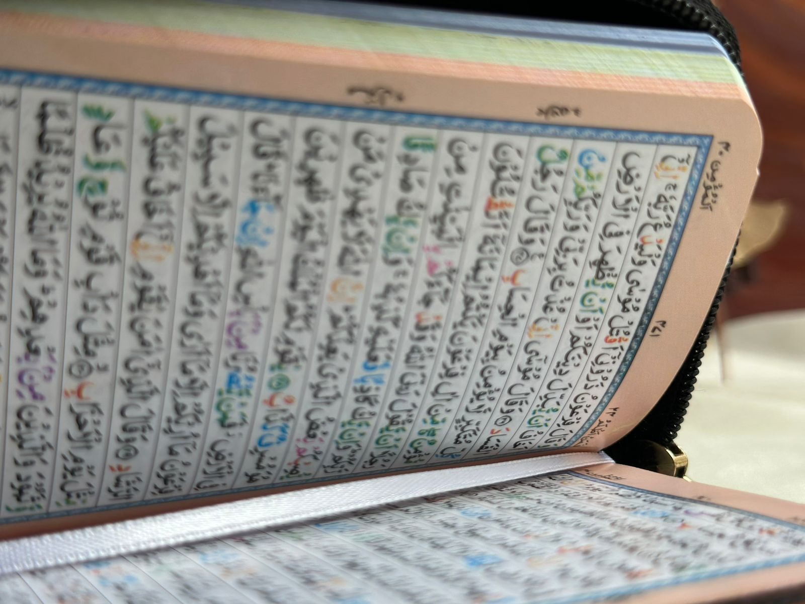 Quran - Mini Quran Sharif Color coded for travel - Quran Sharif. 