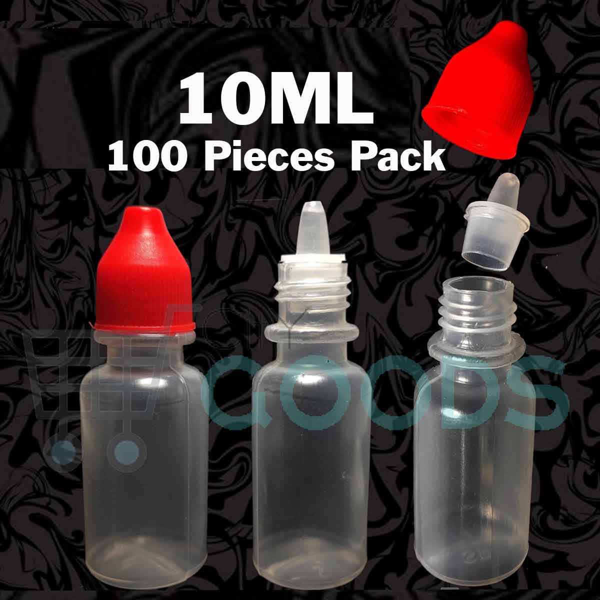 10ml Dropper Plastic Bottle - 100 Piece