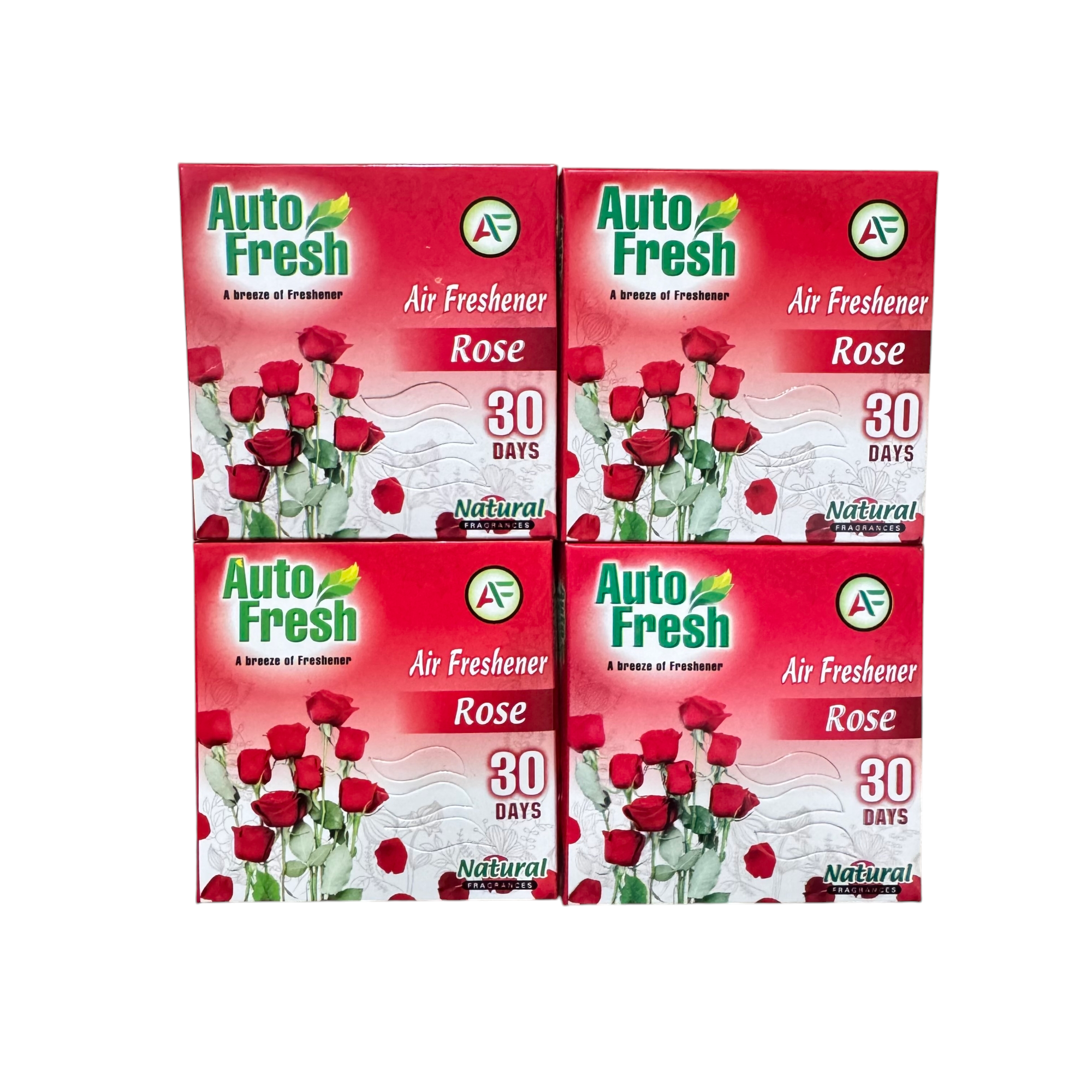 Auto Fresh (Buy 3 Get 1 FREE) Bathroom Air Freshener Block | Rose | 50 gm each. 