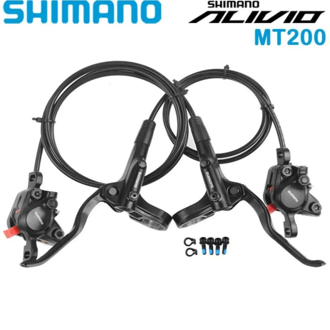 Shimano Bl Br Mt200 Hydraulic Oil Brake Set For Mtb Bicycles - Reliable ...