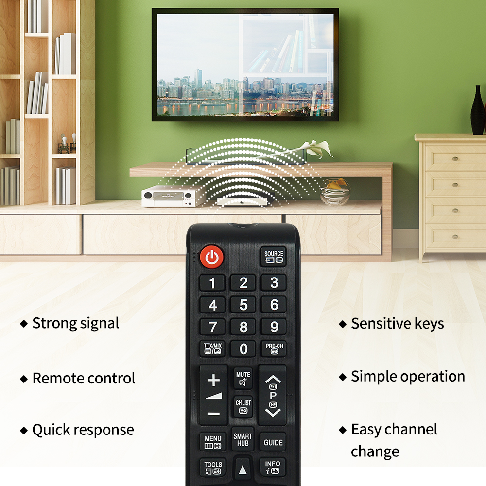 New BN59 01199G Remote Control For Samsung TV UE32J5205 UE32J5250 UE32J5270 UE32J5373 UE40J5200 UE40J5202 UE40J5205. 